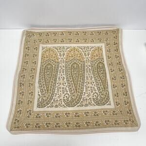 Pottery Barn Summer Paisley Jaquad Pillow Case 18"